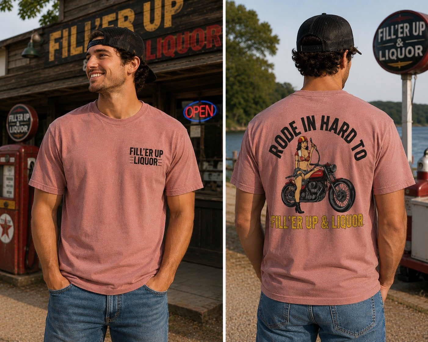 Fill'er up Motorcycle Tee