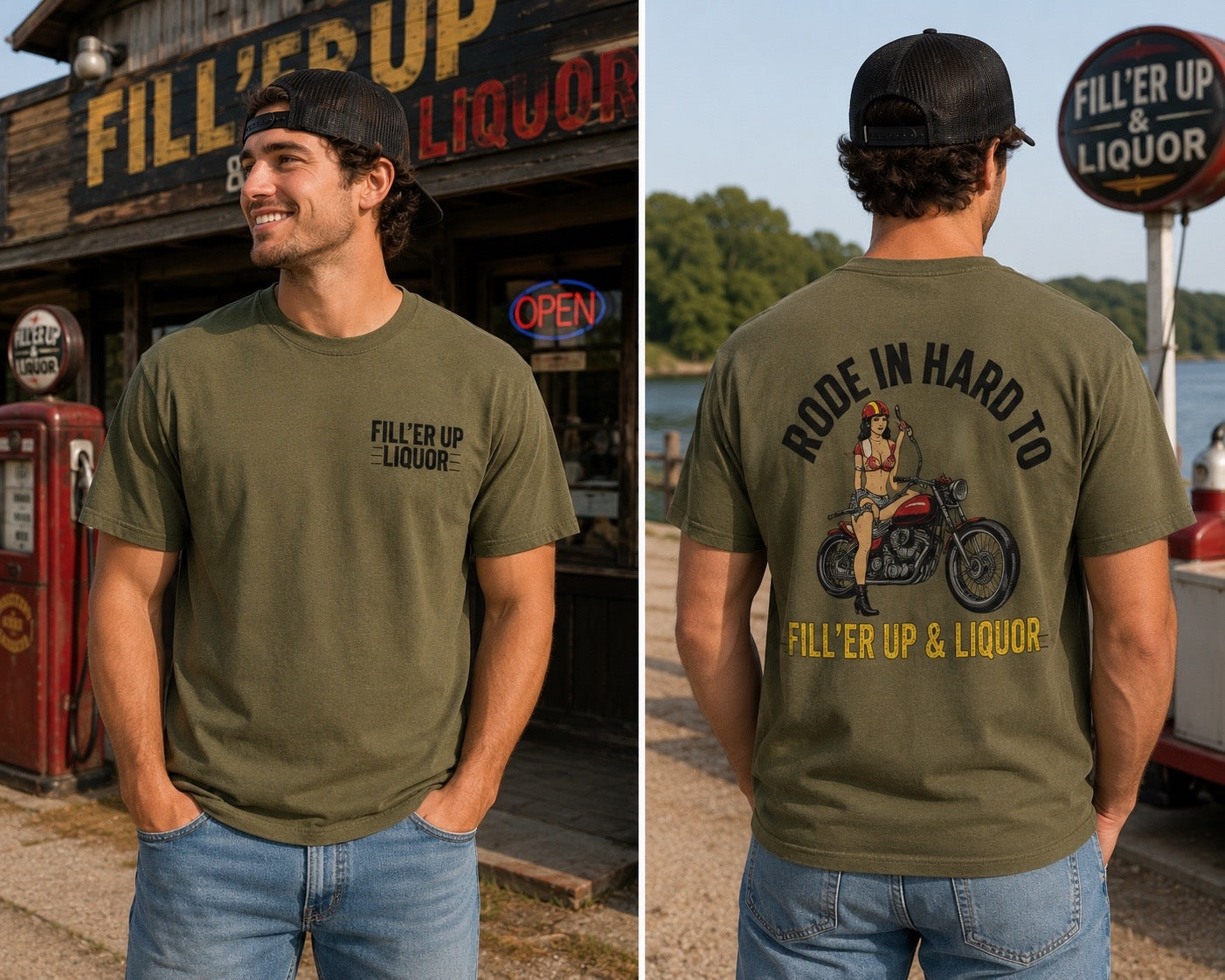 Fill'er up Motorcycle Tee