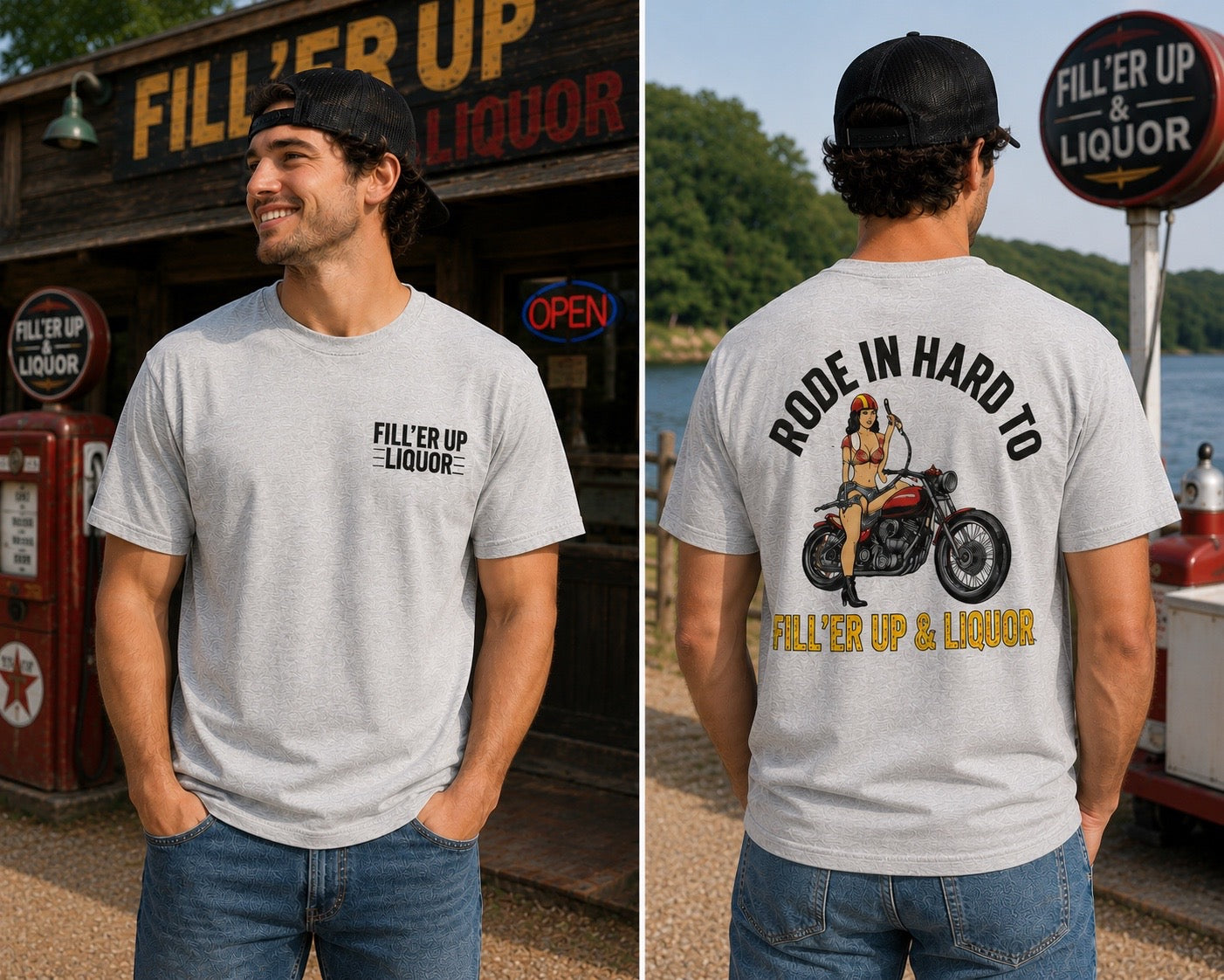 Fill'er up Motorcycle Tee